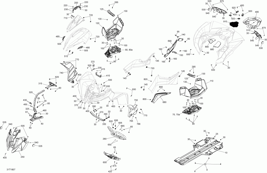 ������������  Renegade 850 EFI, 2018 ������ - ������ � ���������� Renegade Std