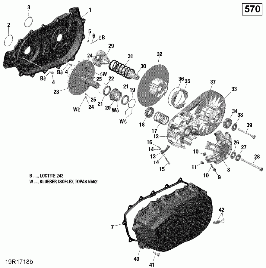 ATV BRP - Transmission 570 Efi (package Pro)