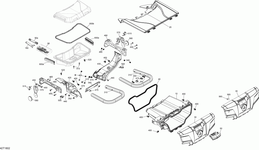    Outlander T3 MAX 570 EFI, 2018 - Cargo