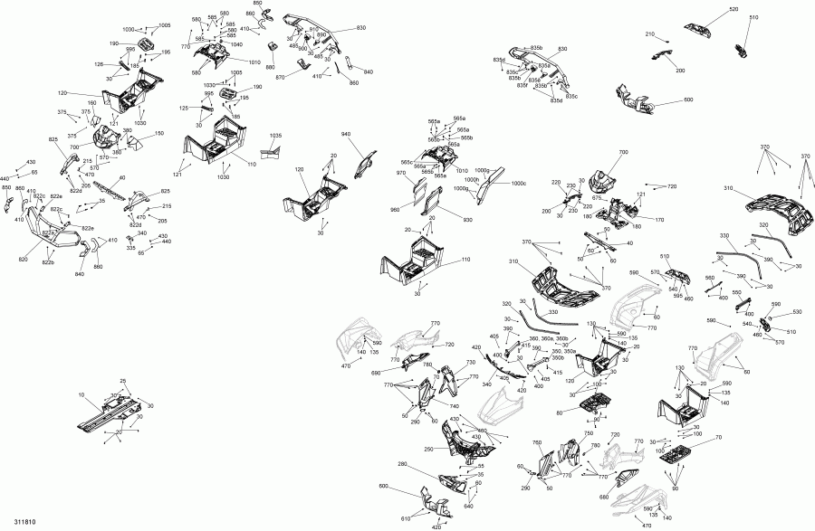 ������������ Bombardier ����������� Outlander T3 MAX 1000 EFI, 2018 - Body And Accessories