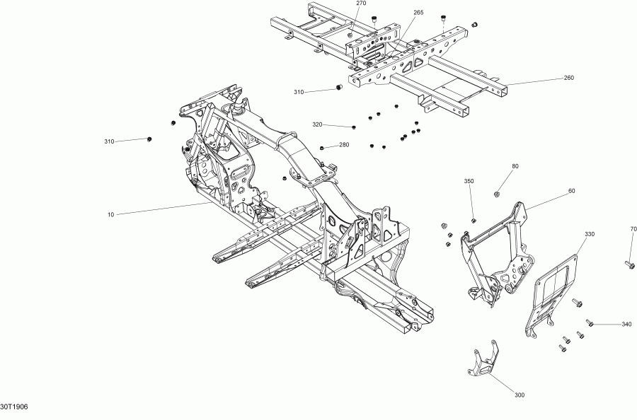  BRP 001 - Renegade 570 EFI - International, 2019  - Frame