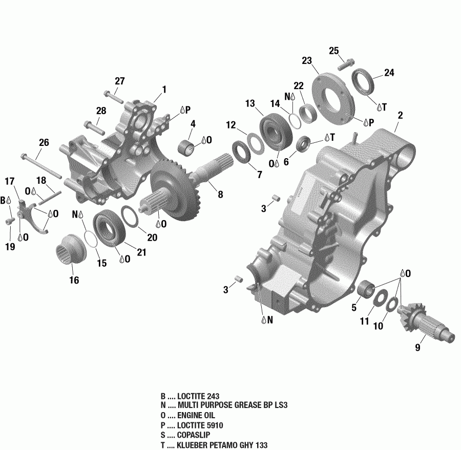  Bombardier 002 - Outlander 850 EFI - North America, 2019  - Gear Box 1 420685398 Std Dps Xt Xtp