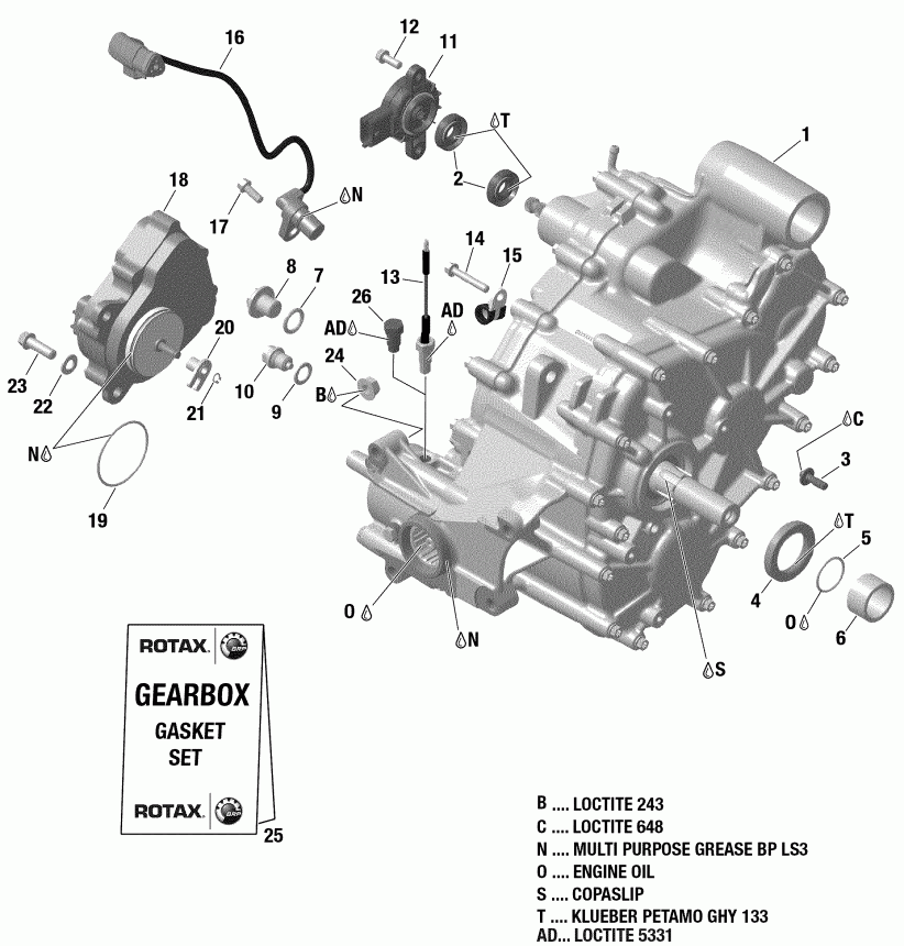  Bombardier 003 - Renegade 1000R EFI - International - European Communities, 2019 -  Box  Components 420686214 Xmr