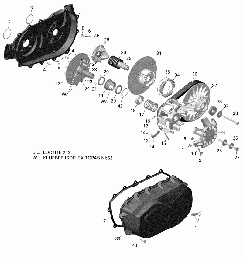 004 - Outlander MAX 650 EFI - North America, 2019 - Transmission