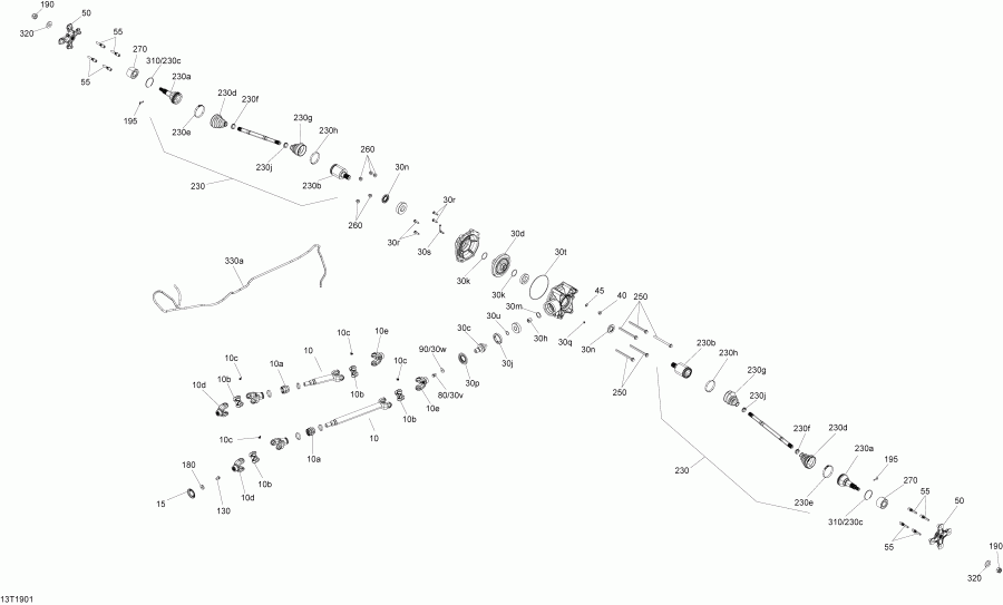 ����������  ����������� 007 - Outlander MAX 570 EFI - International - Non European Communities, 2019 - Rear Drive Outlander Max