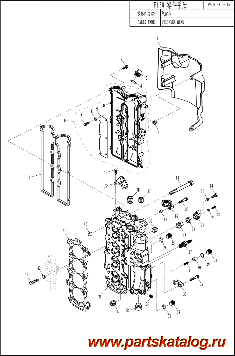   ,   , PARSUN,  F130 EFI    - CYLINDER HEAD