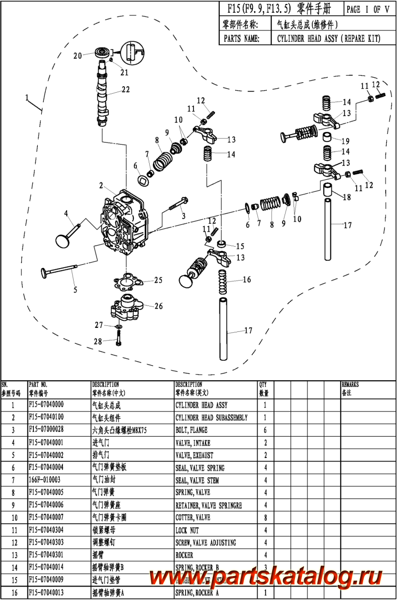   , , Parsun,  F15 CARB      (REPARE KIT)