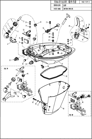 BOTTOM COWLING ( )