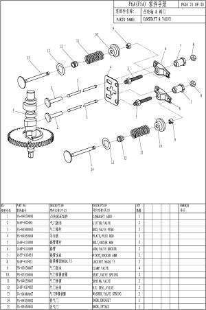 CAMSHAFT & VALVE (  & )