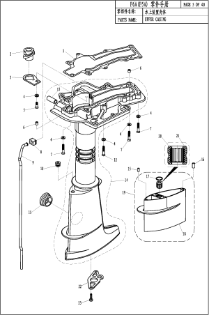 UPPER CASING ( )