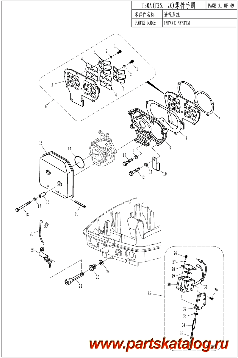  ,   , Parsun,  T25A   SYSTEM