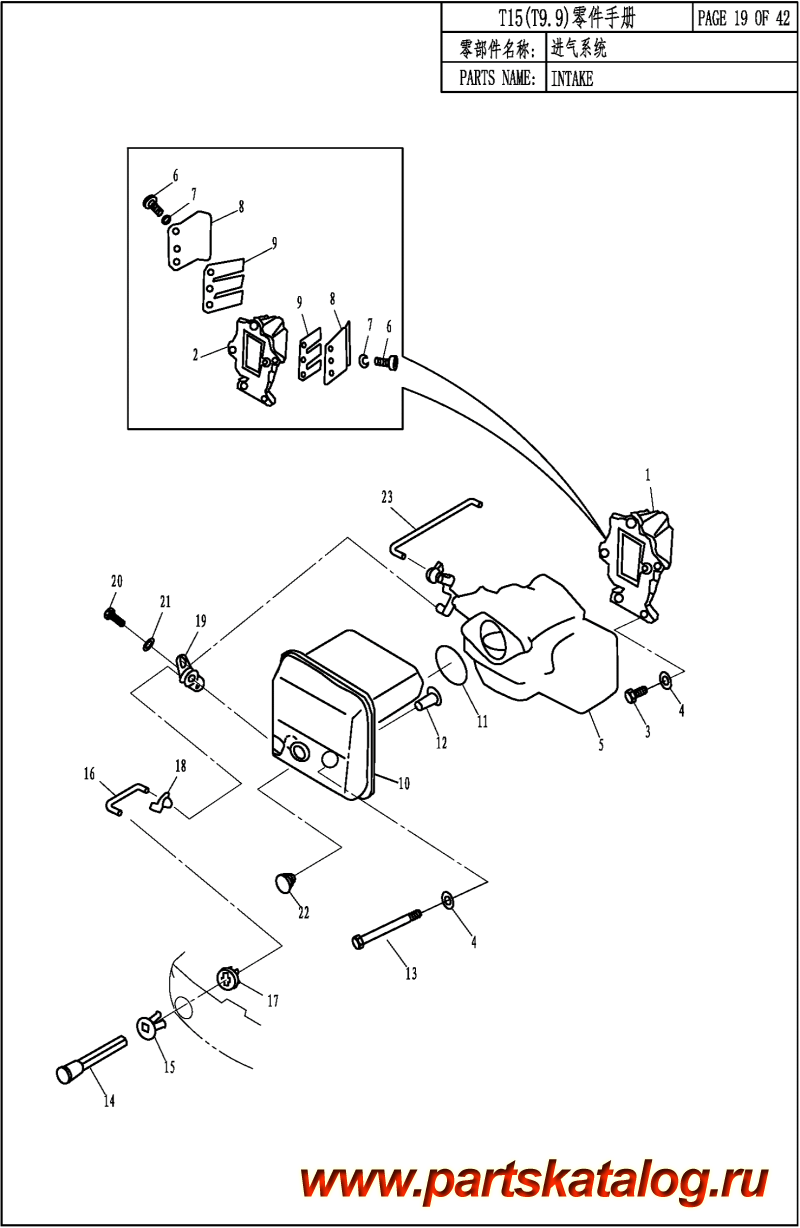 ,   , ,  T9.9 INTAKE