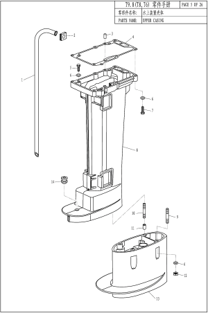 UPPER CASING ( )