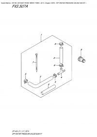 507A  -  Opt:water Pressure  Gauge  Sub  Kit (507A - Опции: Комплект прибора изменения давления воды)