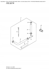 507A  -  Opt:water   Pressure  Gauge  Sub  Kit (507A - Опции: Комплект прибора изменения давления воды)