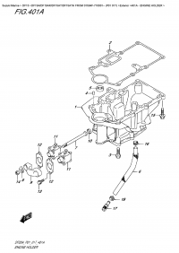 401A  -  Engine  Holder (401A - Основание двигателя)