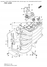123A  -  Intake Manifold/throttle  Body (123A - Впускной коллектор / Дроссель газа)
