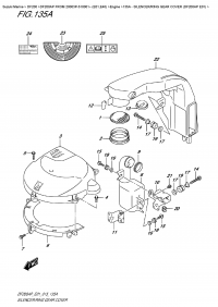 135A  -  Silencer/ring  Gear  Cover  (Df200Ap  E01) (135A -  /    (Df200Ap E01))