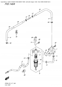 146A  -  Fuel Pump (Df200At  E01) (146A - Топливный насос (Df200At E01))