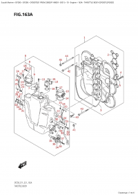 163A - Throttle Body (Df200T,Df200Z) (163A -   (Df200T, Df200Z))