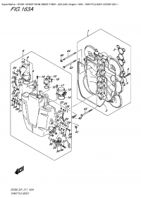 163A  -  Throttle Body  (Df200T  E01) (163A -   (Df200T E01))