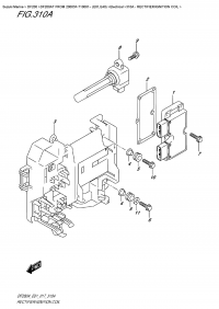 310A  -  Rectifier/ignition  Coil (310A - Выпрямитель / Катушка зажигания)