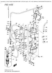 147E  -  Fuel  Pump/fuel  Vapor  Separator  (Df225T  E01) (147E -   /    (Df225T E01))