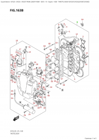 163B - Throttle Body  (Df225T,Df225Z,Df250T,Df250Z) (163B - Дроссель газа (Df225T, Df225Z, Df250T, Df250Z))
