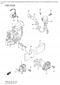 310A - Rectifier/ignition  Coil  (Df25A  P01) (310A -  /   (Df25A P01))