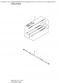 515A  -  Opt:remocon  Cable (515A - Опции: трос дистанционного управления)