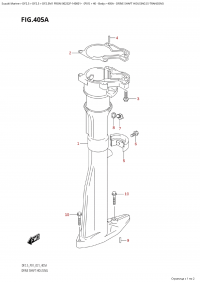 405A - Drive Shaft Housing (S-Transom) (405A -    (S-Transom))