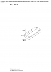 519A  -  Opt:remote  Control  Spacer (519A - :   )