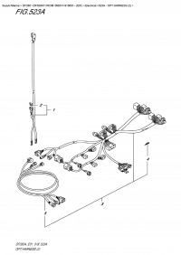 523A  -  Opt:harness  (2) (523A - Опции: жгут проводов (2))