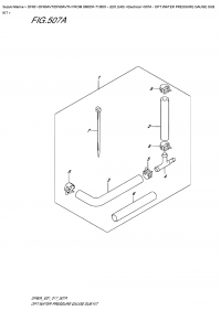 507A - Opt:water  Pressure  Gauge  Sub  Kit (507A - Опции: Комплект прибора изменения давления воды)