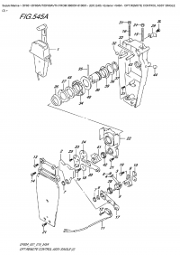 545A - Opt:remote  Control  Assy  Single  (2) (545A -    ,  (2))