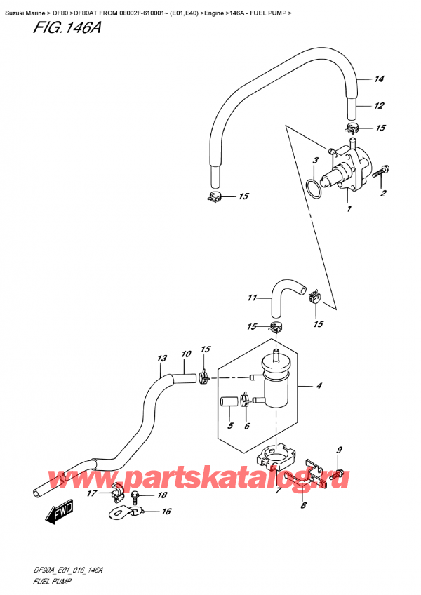  ,   ,  DF80AT FROM 08002F-610001~ (E01,E40) , Fuel  Pump