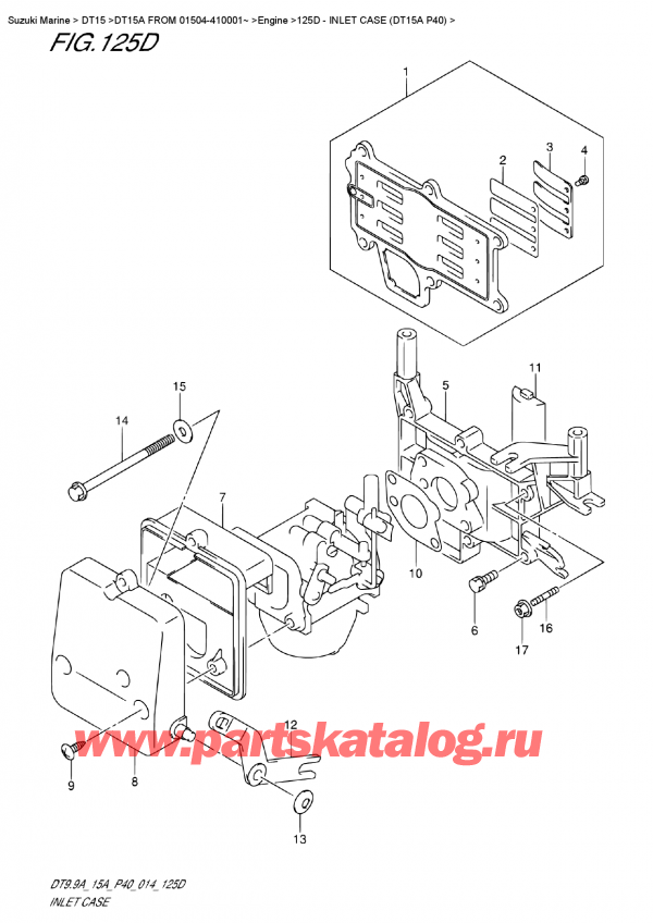  ,   , Suzuki DT15A FROM 01504-410001~  2014 ,  Case (Dt15A P40)