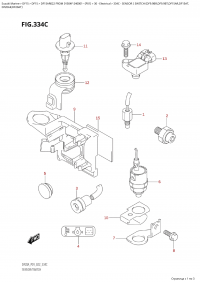 334C - Sensor / Switch (Df9.9Br,Df9.9Bt,Df15Ar,Df15At, (334C - Датчики и переключатели (Df9.9Br, Df9.9Bt, Df15Ar, Df15At,)