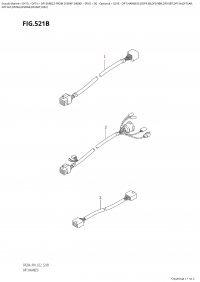 521B - Opt:harness ((Df9.9B,Df9.9Br,Df9.9Bt,Df15A,Df15Ar, (521B - Опции: жгут проводов ( (Df9.9B, Df9.9Br, Df9.9Bt, Df15A, Df15Ar,)