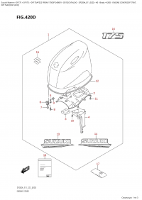420D  -  Engine  Cover ((Df175At, (420D -   () ( (Df175At,)