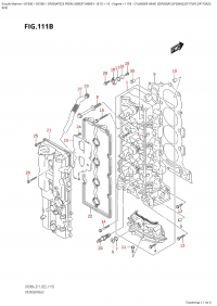 111B - Cylinder  Head ((Df200At,Df200Az,Df175At,Df175Az):023) (111B -    ( (Df200At, Df200Az, Df175At, Df175Az) : 023))