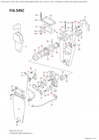545C  -  Opt:remote Control Assy Single  (2)  (See  Note) (545C -    ,  (2) (See Note))