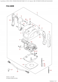540B - Opt:remote  Control Assy  Dual  (022,023) (540B - :     Dual (022, 023))