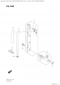 144E - Fuel Injector (Df80A:e01) (144E -   (Df80A: e01))