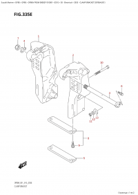 335E - Clamp Bracket (Df80A:e01) (335E -   (Df80A: e01))