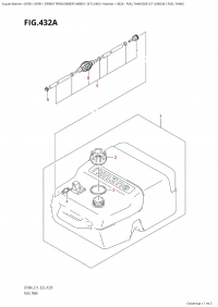 432A - Fuel Tank ((E01,E11,E40):W / Fuel Tank) (432A -   ( (E01, E11, E40) : W /  ))
