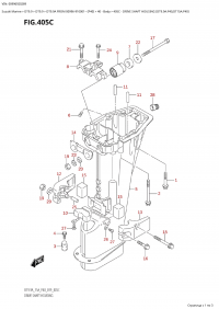 405C  -  Drive  Shaft  Housing  (Dt9.9A:p40,Dt15A:p40) (405C -    (Dt9.9A: p40, Dt15A: p40))