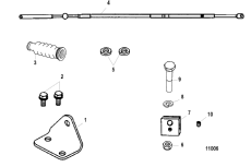 Adaptor Kit-tiller Handle (850000a4) (������� Kit-������� (850000a4))