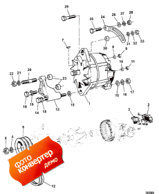 Alternator And Mounting Hardware (  ing Hardware)