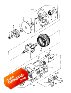 Alternator Assembly (mando #ac-155603) ( Assembly (mando #ac-155603))